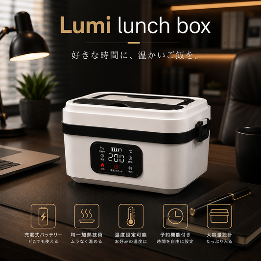 Lumi Lunch Box ｜ 好きな時間に、温かい食事を。