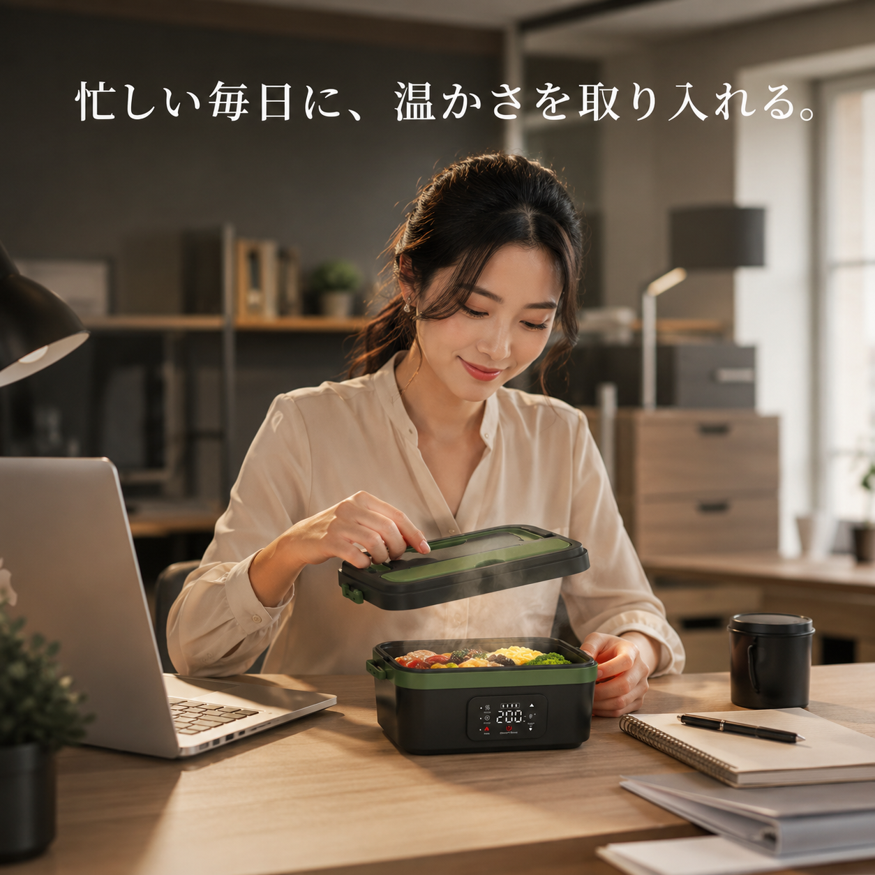 Lumi Lunch Box ｜ 電子レンジがなくても、出来たての温かさ。