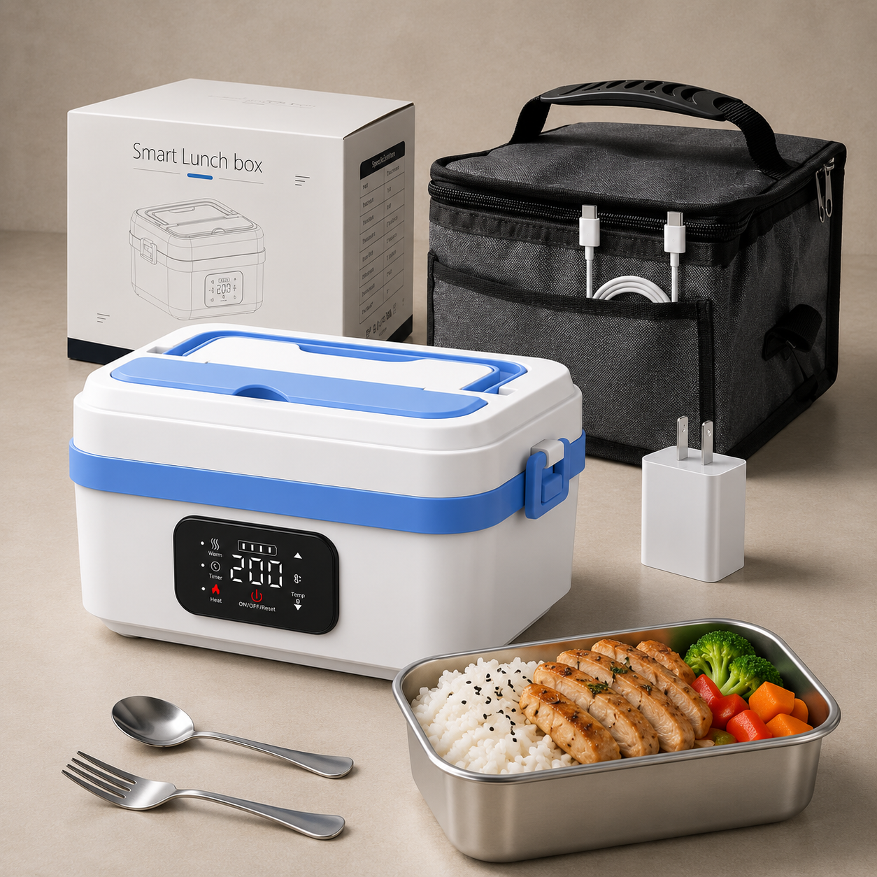 Lumi Lunch Box ｜ 電子レンジがなくても、出来たての温かさ。