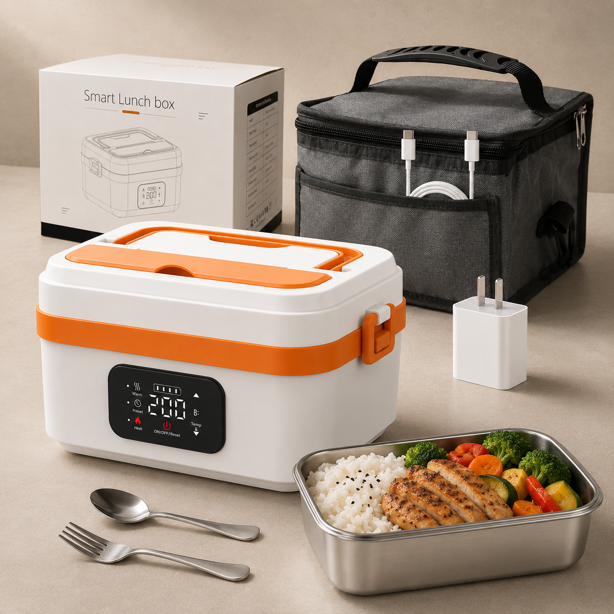 Lumi Lunch Box ｜ 電子レンジがなくても、出来たての温かさ。